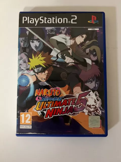 ps2 Naruto Shippuden Ultimate Ninja 5 Game Playstation PAL UK VERSION