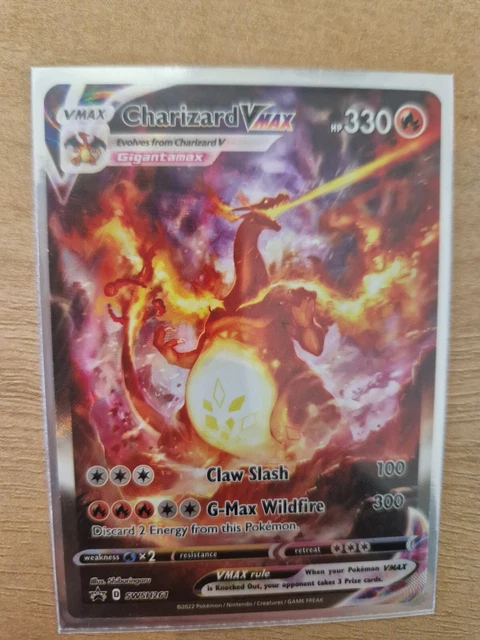 Pikachu V SWSH061 Black Star Promo – Extended Art Holo, Pokémon TCG, Shining Fates, Near Mint, USA