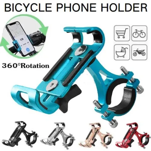 Alu Fahrrad Halterung Handy Halter Motorrad Bike Smartphone Universal Roller