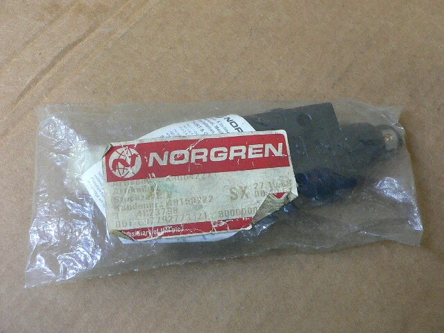 Norgren X3064222 Super X Valve Port Size 1/4" NPT Roller Plunger Spring Return