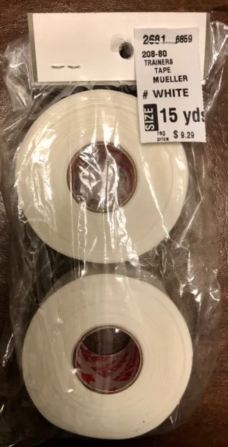 Clearance! Nwt! Mueller Trainers Athletic 10 Yds Mtape White 2-Pack