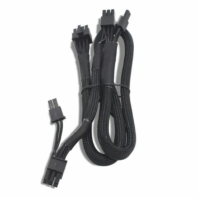 for Corsair CX 550m 8 Pin to Dual 8(6+2) Pin PCIe Modular Power Supply Cable