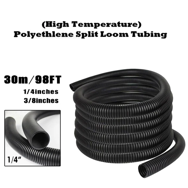 Imperméable 30M, Extérieur Câble Conduit Flexible Tuyau Câble Protecteur
