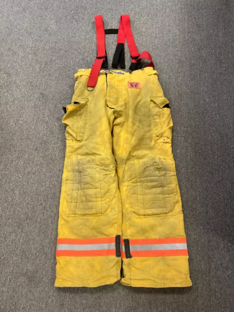 Morning Pride Firefighter Bunker Gear Turnout Pants 40 x 34 With Suspenders