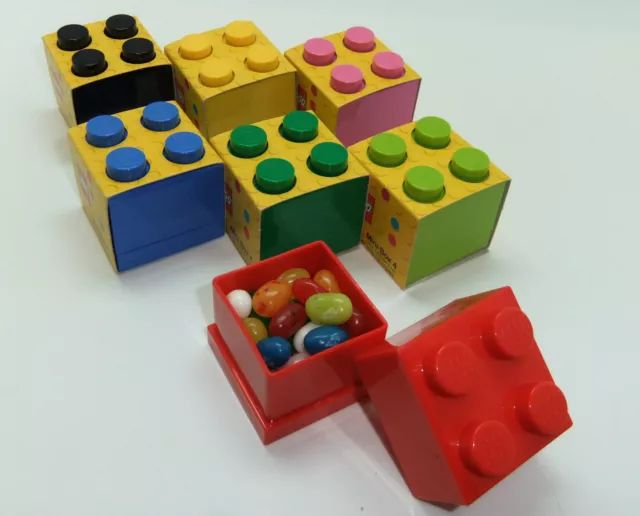 Lego Lunch/Storage Mini Box 4 For Small Snacks 9 Colours Check Size