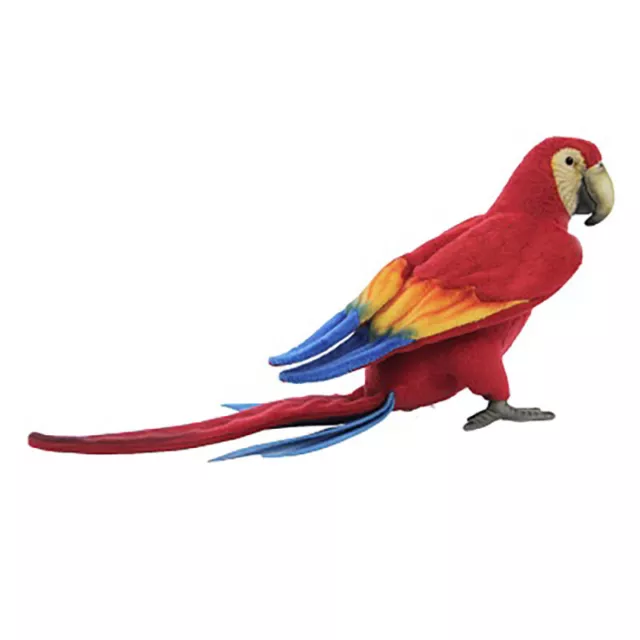 Hansa - Scarlet Macaw - Realistic Cute Soft Stuffed Animal Plush Toy 40cm