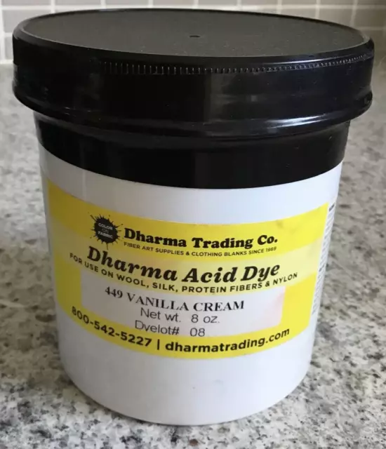 Dharma acid dye - 449 vanilla cream - dyelot no 08 - 8 oz