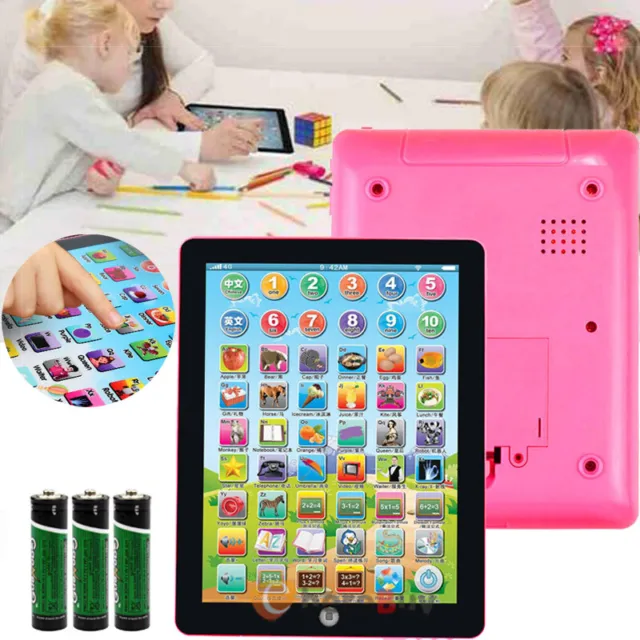 Kids Children Tablet IPAD Educational Learning Toys Gift For Girls Boys Baby US
