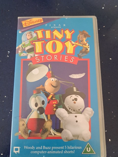 TINY TOY STORIES VHS Video Tape Disney Pixar 5 Computer Animated tiny-toy-stories-vhs-video-tape-disney-pixar-5-computer-animated