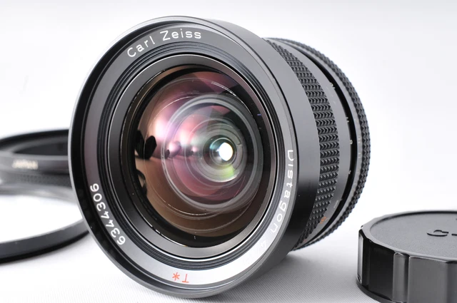 Contax Carl Zeiss Distagon T* 18mm f/4 AEG MF Lens C/Y Mount w/Ring N MINT JAPAN