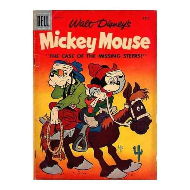 Mickey Mouse (1941 series) #53 in Very Good + condition. Dell comics [l*