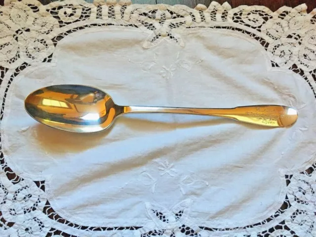 Vintage Commemorative Gorham Rochambeau Silver plated Stuffing spoon