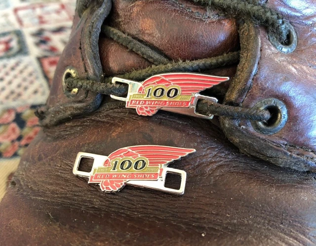 RED WING SHOES BOOT LACE KEEPERS 100 Year Anniversary Wings