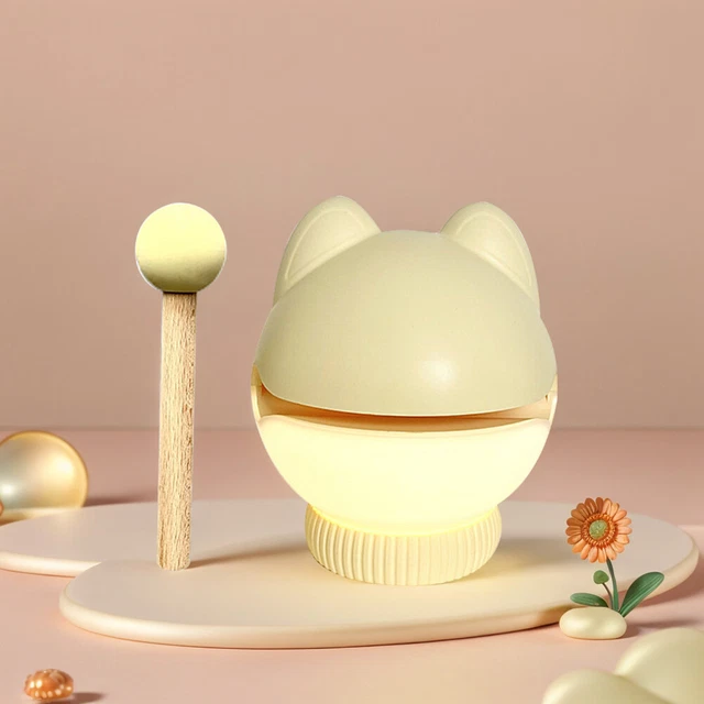 LUCKY CAT CREATIVE Pat Lamp Hitting Makes It Bright Sleeping Night