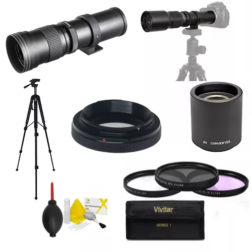 Hd Telephoto Zoom Lens 420-1600Mm For Nikon D5100 D5200 D5300 D5500 D7000 D7100