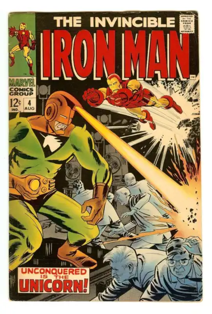 Iron Man #4 6.0 //  Johnny Craig Cover Marvel Comics 1968