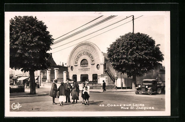 CPA Cosne-sur-Loire, Rue St.-Jacques, Eden-Cinema