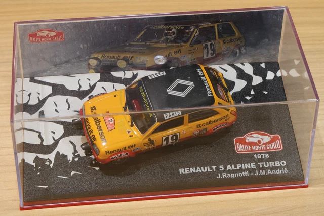 Coffret 3 Renault 5 Alpine GR2 – Monte-Carlo 1978,1979,1980, échelle 1/43, AG J9