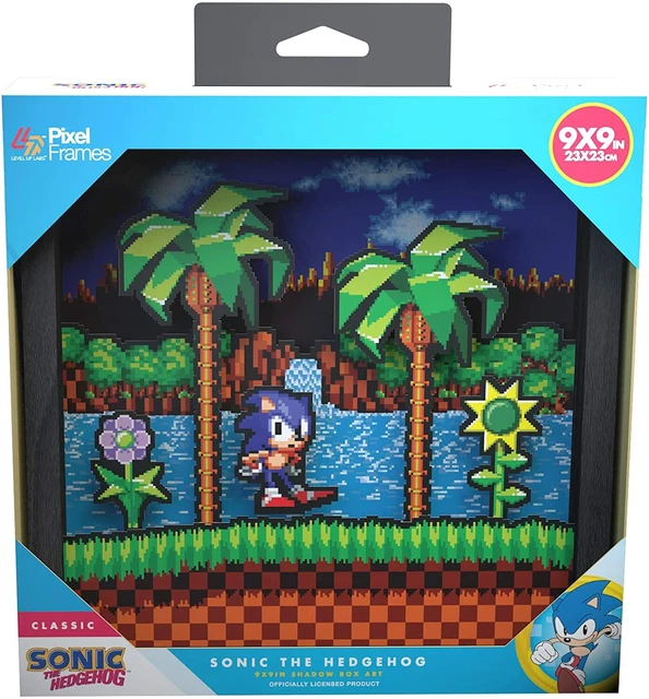 PIXEL FRAMES SONIC The Hedgehog - Idle Pose L (23x23) Mega Drive ...