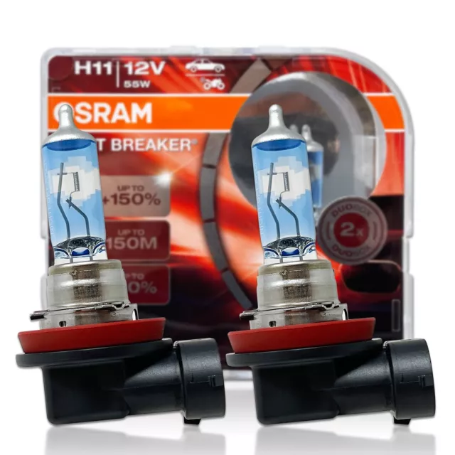 Osram H11 Night Breaker Laser Headlight Halogen Bulbs | 64211NL | Pack of 2