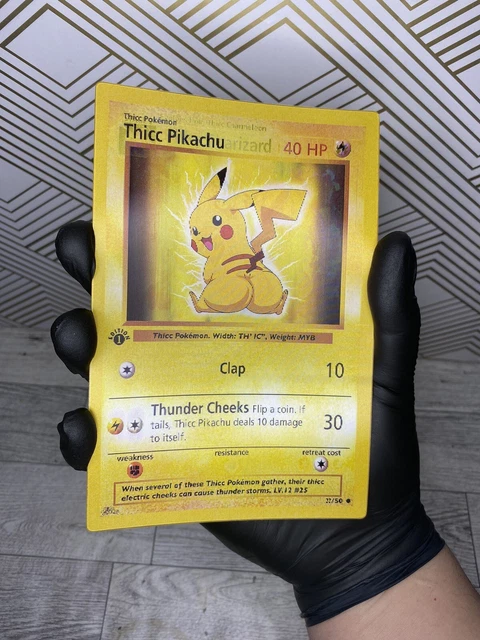 POKEMON THICC PIKACHU & Thick Charizard 3D Lenticular Motion Sticker Car  Decal $6.99 - PicClick