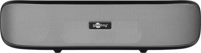 Goobay SoundBar 6W Stereo Lautsprecher fuer PC, TV und Notebook, schwarz 2