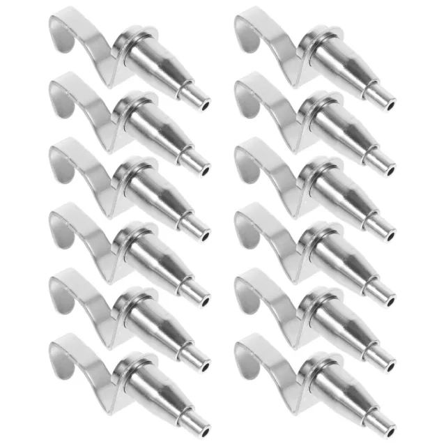 12 Pcs Picture Rail Hook Iron Heavy Duty Clothes Rack Metal Hangers Display