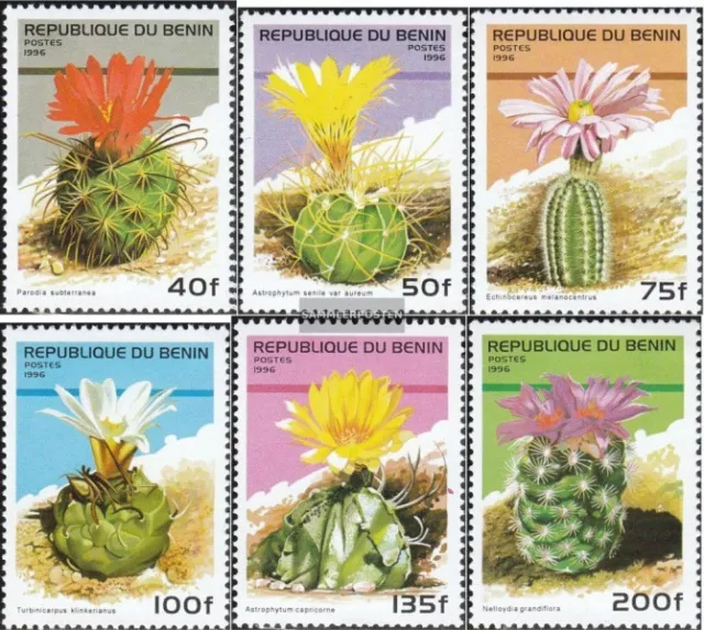 Benin 824-829 mint never hinged mnh 1996 Cacti