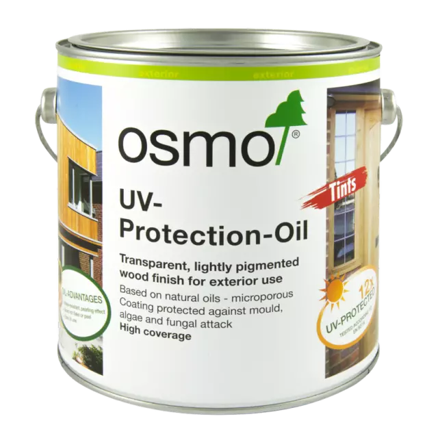 Osmo UV-Protection-Oil Tints - Outdoor Wooden Door / Window / Fence / Cladding