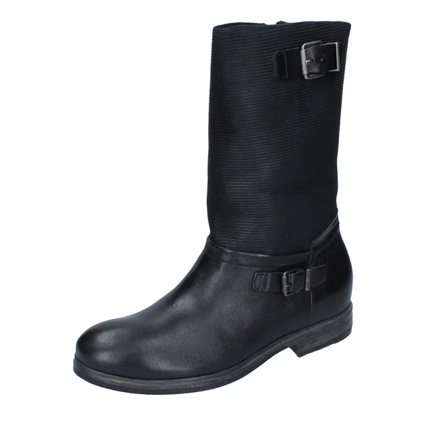 Chaussures Femme IGI & CO 36 Ue Bottes Noir Cuir BM228-36