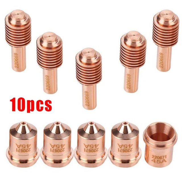 For MAX45 Cutting Essentials Electrode + Nozzle Tips for Optimal Performance