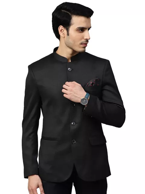 Luxury Fabric Jodhpuri Suit Mandarin Suit Bandhgala Ethnic Indian Suit for mens