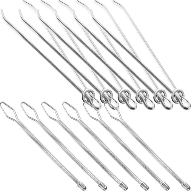 30 Pcs Führung Für Seileinfädler Metall Nähnadeln Nahttrenner Zum Nähen Silver