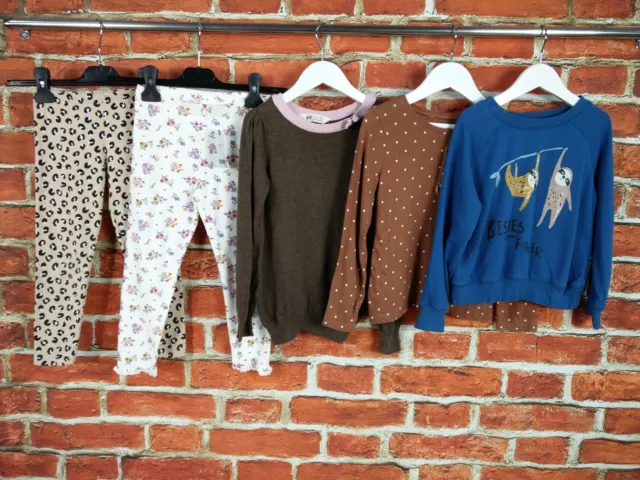 Girls Bundle Age 4-5 Years Next M&S H&M Leggings Jumper Sweater Top Kids 110Cm
