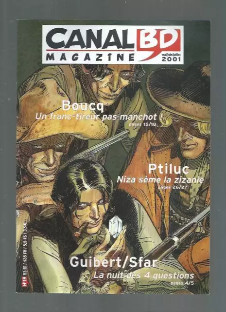 Canal Bd Magazine N°19 . 2001 . Boucq .