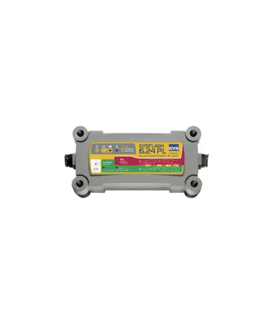 Chargeur batterie Plomb/LiFePO4 24V 6A de 15 à 125Ah GYSFLASH 6.24PL