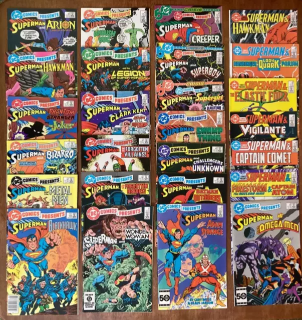 DC Comics Presents: Lot of 26: (69-95);   High Grade:  Avg. grade 8.8 VF/NM-
