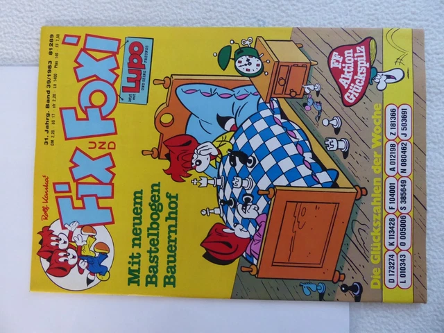 FIX UND FOXI 31.Jahrgang Nummer 39 ungelesen mit Beilage BB in Zustand ...