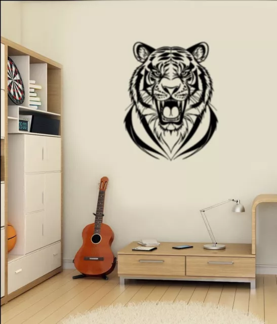 Tigerkopf Design Wandkunst/Fensteraufkleber/Aufkleber/Wandsticker