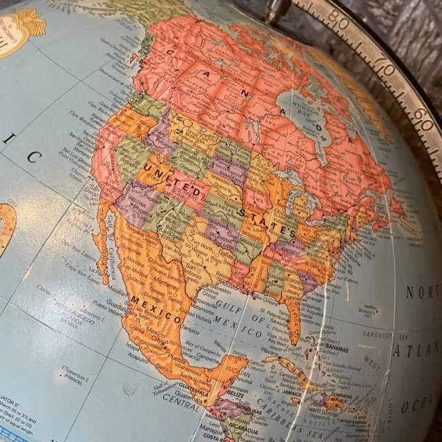 George F. Cram Imperial Globe 1980’s? Made In USA 3