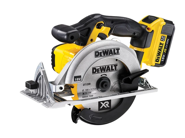 DEWALT DCS391M2 Premium XR seghetto circolare 165 mm 18 V 2 x 4,0 Ah agli ioni di litio DEWDCS391 M2
