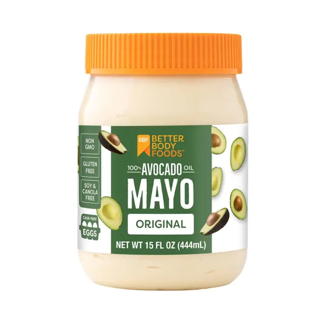 Avocado Oil Mayonnaise, Non-Gmo Mayo Spread Made with Cage-Free Eggs(15 Ounces)