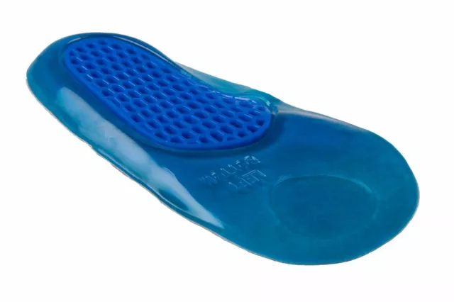 3/4 Gel Orthotic High Quality New Orthotic Arch Support Massaging Gel Insoles 2