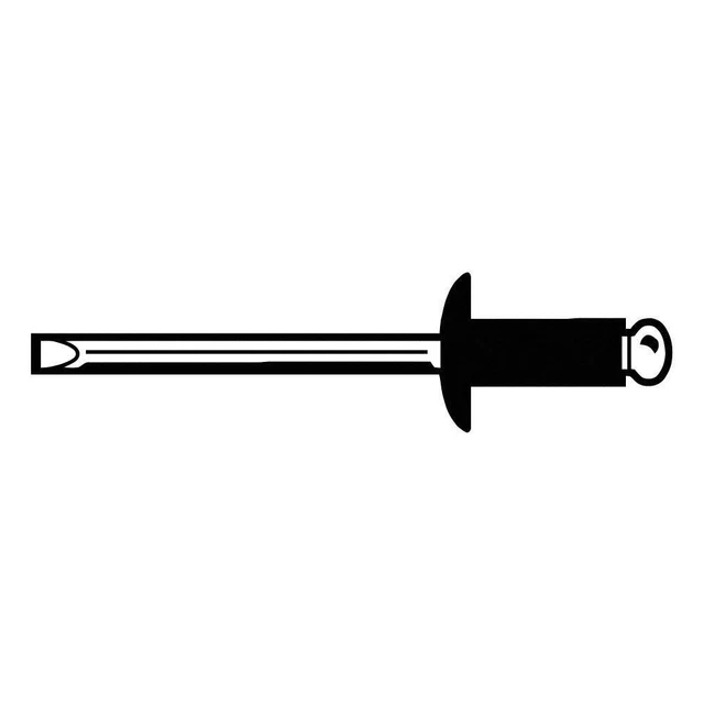 GRAINGER APPROVED U34121.025.0086 Blind Rivet,1/4Inx0.625In,Dome,PK100