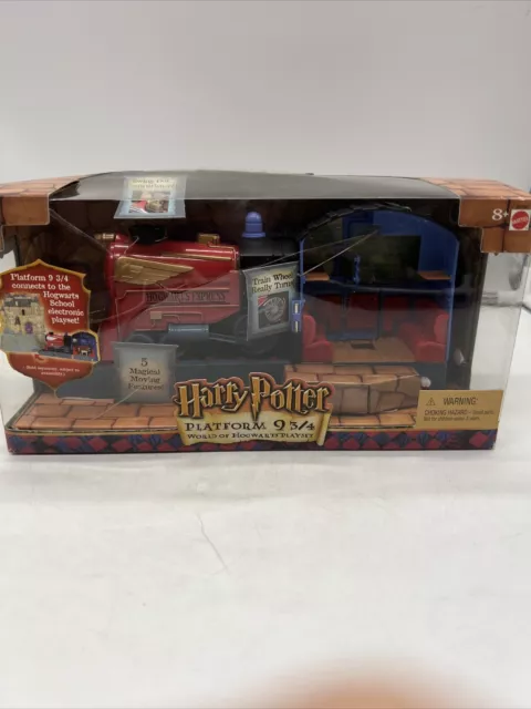 Harry Potter Platform 9 3/4 World Of Hogwarts Playset Mattel NIB Read Harry Potter Platform 9 3/4 World Of Hogwarts Playset Mattel NIB Read