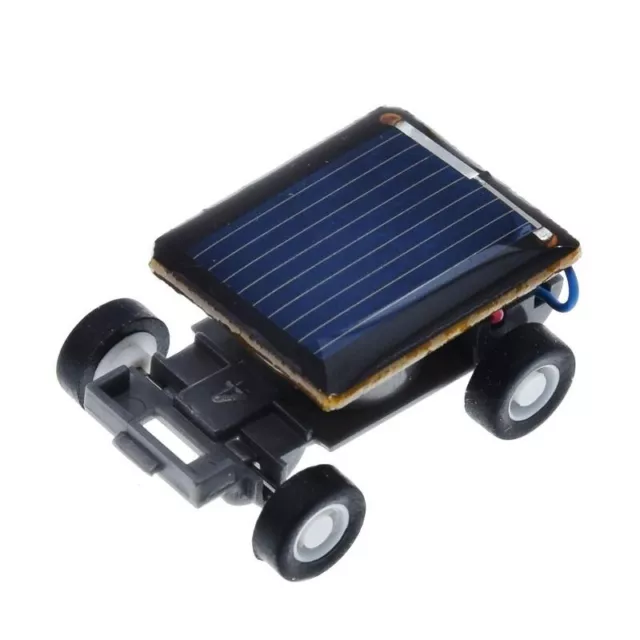 Solar Powered Toy ABS Toys Kids Power Mini Car Racer Educational Smallest Module