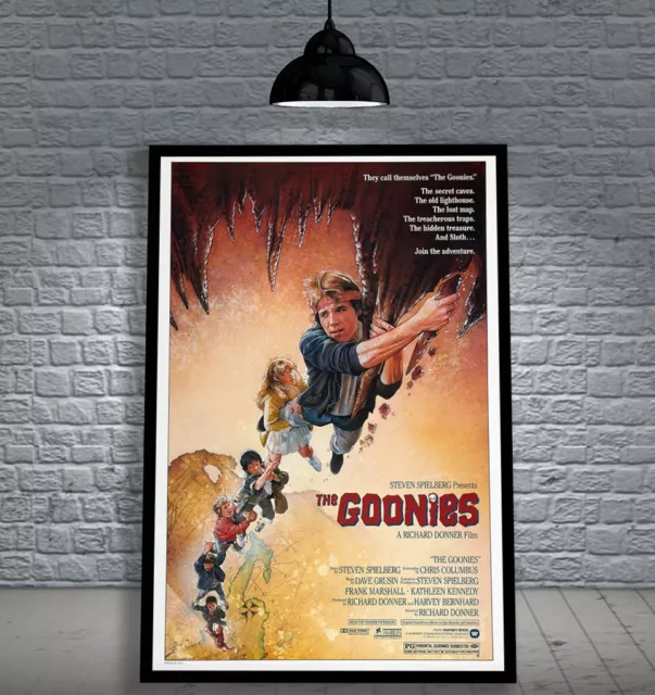 The Goonies 1985 Framed Movie Poster Print Cinema A1 & 60X40 Cm