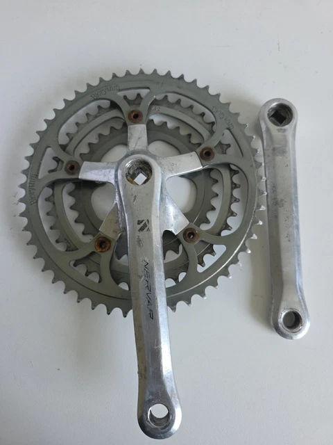 Pédalier Triple 52/42/32 Vélo Vintage Crankset Old Road Bike Alloy