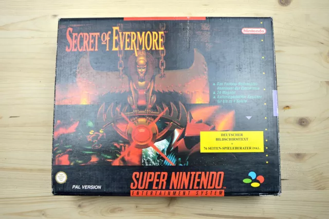 SNES - Secret of Evermore BigBox - (OVP, mit Spieleberater)