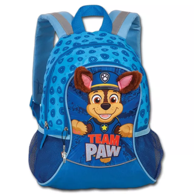 Fabrizio Mochila Infantil Persecución Garra Patrol Azul Brillo Plüschohren 27x35